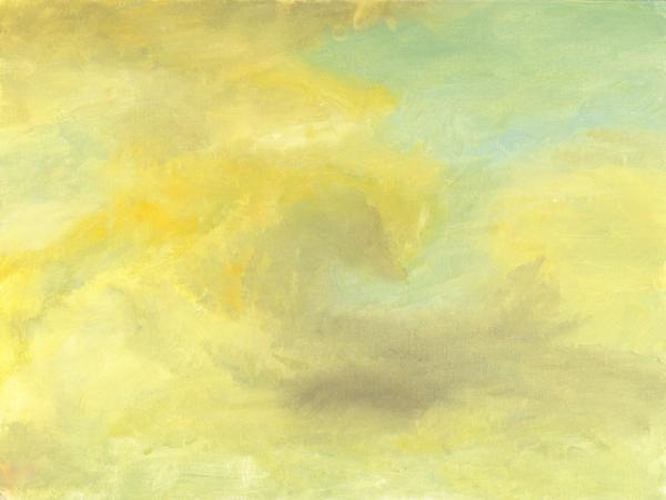 <b>Cloud Study: Baroque Period, 2024</b><br><i>Oil on canvas board</i>