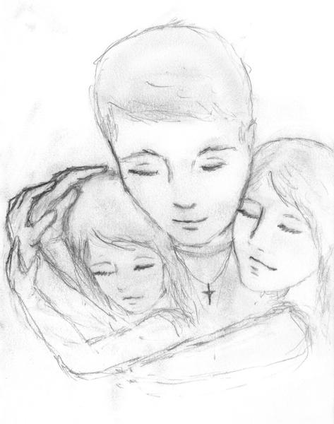 <b>Hope for a Family, 2022</b><br><i>Graphite on paper</i>