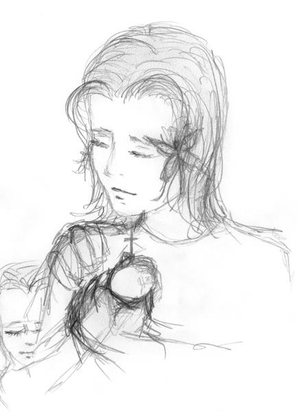 <b>Loved and Lost, 2022</b><br><i>Graphite on paper</i>