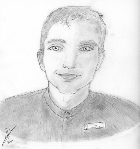 <b>Chataau Elan Jake, 2014</b><br><i>Graphite on bristol</i>