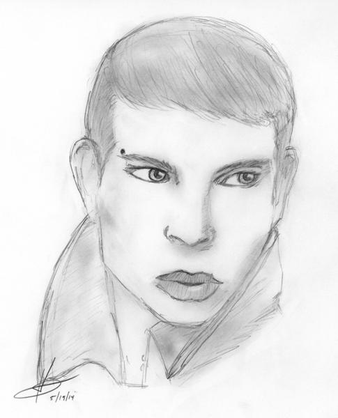 <b>G.S., 2014</b><br><i>Graphite on bristol</i>