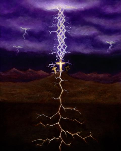 <b>Conduit of Grace, 2025</b><br><i>Oil on canvas</i>
