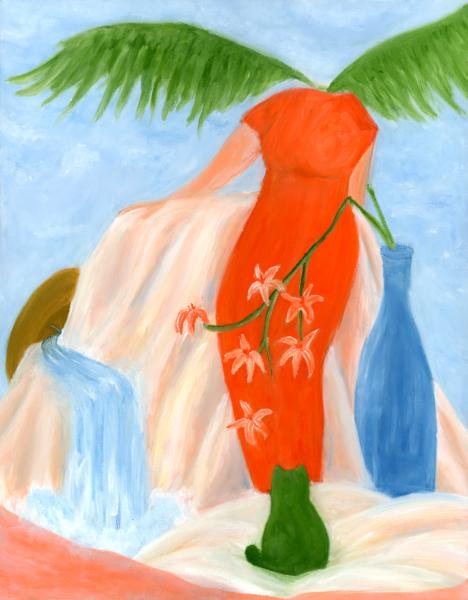<b>Dreamy, 2025</b><br><i>Oil on canvas</i>