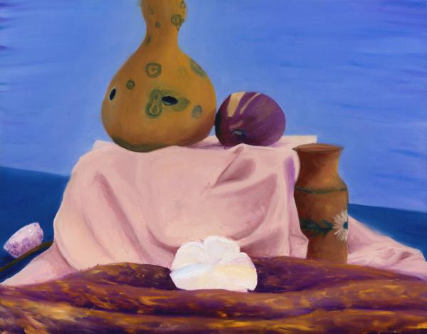 <b>Velveteen Coral, 2024</b><br><i>Oil on canvas</i>